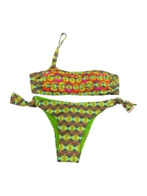 Zdjęcie produktu Bikini Jedno-ramienne w Geometrię Sześciokątów Miss Bikini