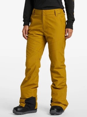 Zdjęcie produktu Billabong Spodnie narciarskie "Adiv Mall" w kolorze żółtym rozmiar: XS