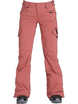 Zdjęcie produktu Billabong Spodnie narciarskie "Nela" w kolorze czerwonym rozmiar: L