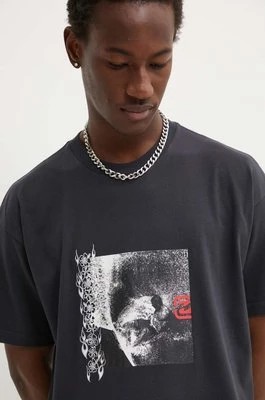 Zdjęcie produktu Billabong t-shirt bawełniany męski kolor czarny z nadrukiem ABYZT02311