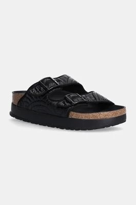 Zdjęcie produktu Birkenstock klapki Arizona Platform Flex Birkenstock x Papillio damskie kolor czarny na platformie 1028422