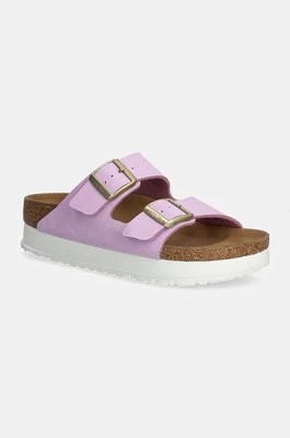 Zdjęcie produktu Birkenstock klapki Arizona Platform Flex Birkenstock x Papillio damskie kolor fioletowy na platformie 1028440