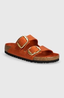 Zdjęcie produktu Birkenstock klapki nubukowe Arizona Big Buckle kolor pomarańczowy 1026609