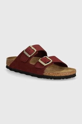 Zdjęcie produktu Birkenstock klapki nubukowe Arizona SFB kolor bordowy 1028719