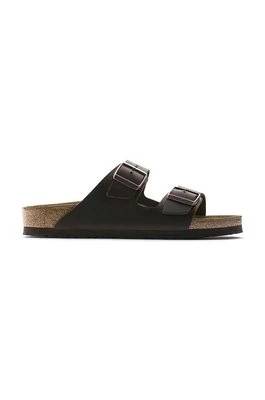 Zdjęcie produktu Birkenstock klapki skórzane Arizona męskie kolor brązowy 52531