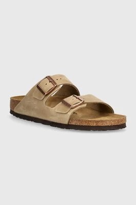 Zdjęcie produktu Birkenstock klapki nubukowe Arizona kolor brązowy 352201