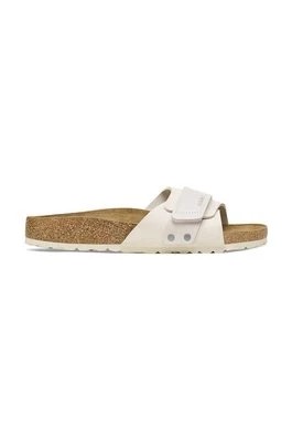 Zdjęcie produktu Birkenstock klapki zamszowe Oita damskie kolor szary 1024226