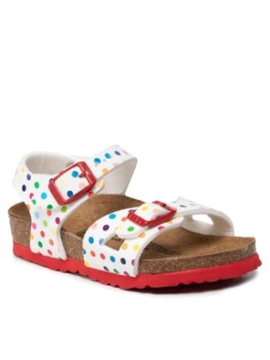 Zdjęcie produktu Birkenstock Sandały Rio Kids Rivet Logo 1021698 Biały