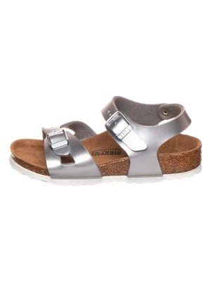 Zdjęcie produktu Birkenstock Sandały "Rio" w kolorze srebrnym rozmiar: 28