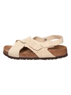 Zdjęcie produktu Birkenstock Skórzane sandały "Tulum" w kolorze beżowym rozmiar: 41