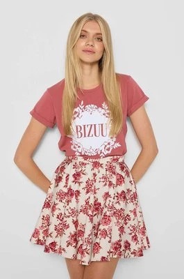 Zdjęcie produktu Bizuu t-shirt bawełniany IOLA damski kolor różowy IOLA ROZOWY