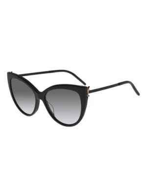 Zdjęcie produktu Black Gold/Grey Shaded Sunglasses Saint Laurent