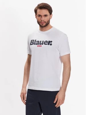Zdjęcie produktu Blauer T-Shirt 23SBLUH02104 004547 Biały Regular Fit