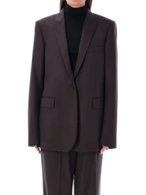 Zdjęcie produktu Blazer Dark Chocolate Aw24 Stella McCartney