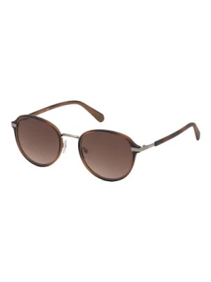 Zdjęcie produktu Blonde Havana Sunglasses with Brown Shaded Lenses Guess