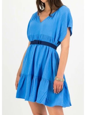Zdjęcie produktu Blutsgeschwister Sukienka "La Farfalla" w kolorze niebieskim rozmiar: XL