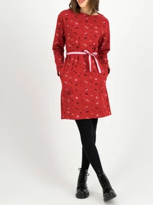 Zdjęcie produktu Blutsgeschwister Sukienka "Sneakers in the Woods" w kolorze czerwono-biało-czarnym rozmiar: XXL