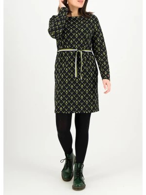 Zdjęcie produktu Blutsgeschwister Sukienka "Sneakers in the Woods" w kolorze czarno-limonkowym rozmiar: L