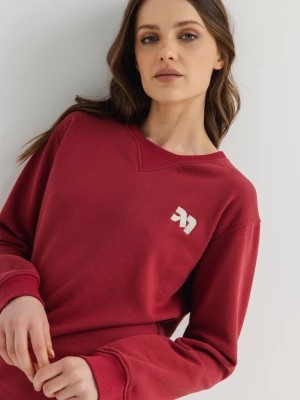 Zdjęcie produktu Bluza damska o klasycznym kroju w kolorze RED PEAR- BLAKE-XL Marsala