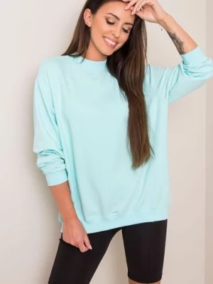 Zdjęcie produktu Bluza dresowa damska basic w kolorze mietowym BASIC FEEL GOOD