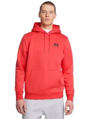 Zdjęcie produktu Bluza dresowa nierozpinana z kapturem męska Under Armour UA Icon Fleece Hoodie - czerwona