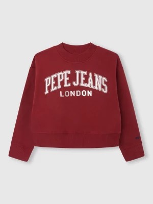 Zdjęcie produktu Pepe Jeans Bluza "Elisabeth" w kolorze bordowym rozmiar: 164