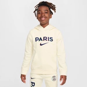 Zdjęcie produktu Bluza piłkarska z kapturem dla dużych dzieci (chłopców) Nike Paris Saint-Germain Club - Biel