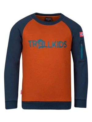 Zdjęcie produktu Trollkids Bluza "Sandefjord" w kolorze pomarańczowym rozmiar: 116