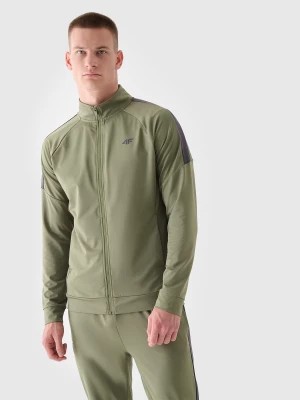 Zdjęcie produktu Bluza treningowa szybkoschnąca męska - oliwkowa/khaki 4F