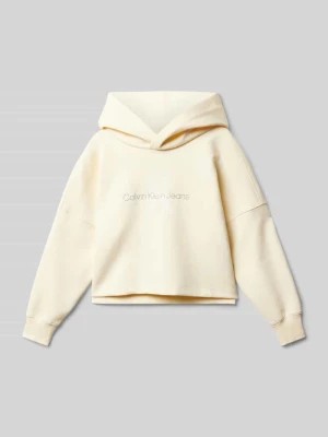 Zdjęcie produktu Bluza z kapturem i nadrukiem z logo model ‘SWIRL’ Calvin Klein Jeans