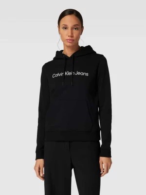 Zdjęcie produktu Bluza z kapturem z nadrukiem z logo Calvin Klein Jeans