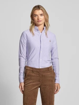 Zdjęcie produktu Bluzka koszulowa o kroju regular fit z wyhaftowanym logo Polo Ralph Lauren