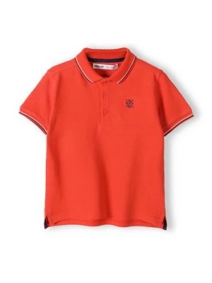 Zdjęcie produktu Bluzka polo dla chłopca z krótkim rękawem- czerwona Minoti