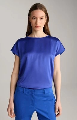 Zdjęcie produktu Bluzka satynowa w kolorze niebieskim Joop