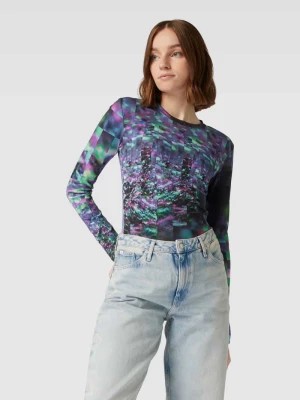 Zdjęcie produktu Bluzka z długim rękawem ze wzorem na całej powierzchni model ‘HYPER’ Calvin Klein Jeans