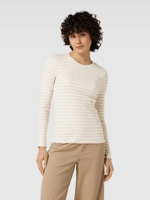 Zdjęcie produktu Bluzka z długim rękawem ze wzorem w paski model ‘ANNA’ Selected Femme