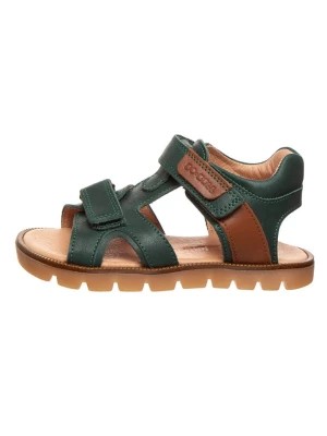 Zdjęcie produktu BO-BELL Skórzane sandały w kolorze zielonym rozmiar: 30
