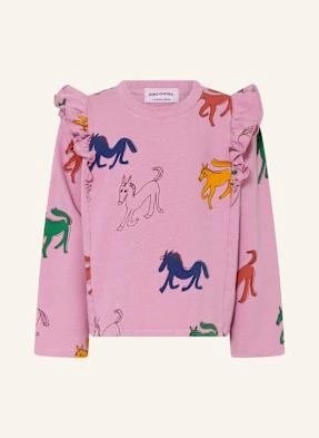 Zdjęcie produktu Bobo Choses Bluza Nierozpinana Z Falbankami pink