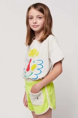 Zdjęcie produktu Bobo Choses t-shirt bawełniany dziecięcy kolor szary z nadrukiem