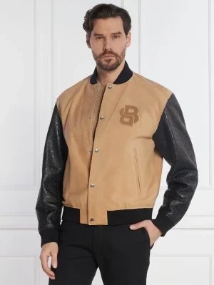 Zdjęcie produktu BOSS BLACK Skórzana kurtka bomber Moniro | Regular Fit