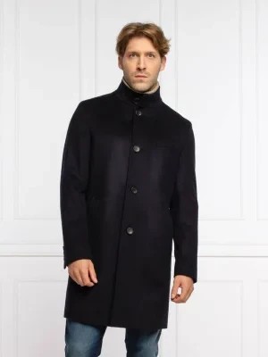 Zdjęcie produktu BOSS BLACK Wełniany płaszcz H-Hyde Standup 214 | z dodatkiem kaszmiru