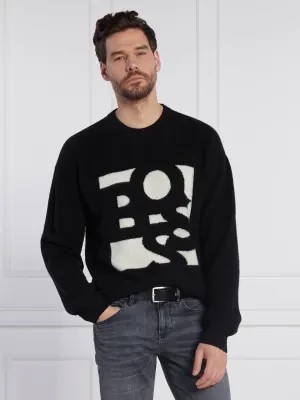 Zdjęcie produktu BOSS BLACK Wełniany sweter Loskar | Regular Fit | z dodatkiem kaszmiru
