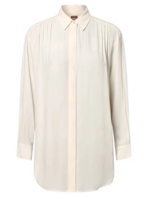 Zdjęcie produktu BOSS Bluzka damska Kobiety Sztuczne włókno beżowy|biały jednolity,