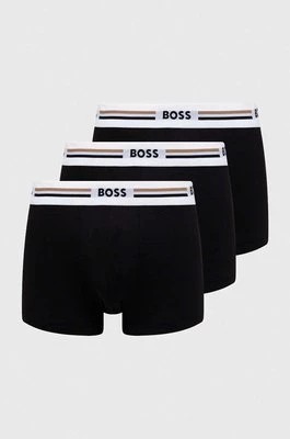 Zdjęcie produktu BOSS bokserki 3-pack męskie kolor czarny 50492200