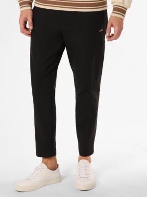 Zdjęcie produktu BOSS Green Spodnie Mężczyźni Sztuczne włókno czarny jednolity,