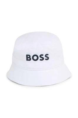 Zdjęcie produktu BOSS kapelusz bawełniany dziecięcy kolor biały bawełniany