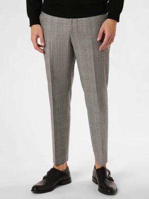 Zdjęcie produktu BOSS Męskie spodnie od garnituru modułowego Mężczyźni Comfort Fit wełna ze strzyży szary wzorzysty,