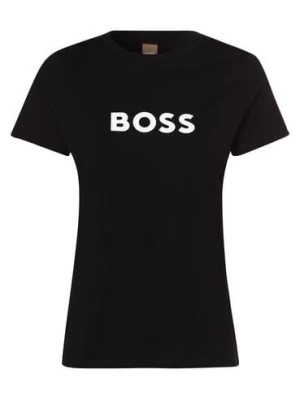 Zdjęcie produktu BOSS Orange T-shirt damski Kobiety Bawełna czarny nadruk,