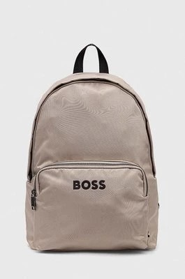 Zdjęcie produktu BOSS plecak męski kolor beżowy duży z aplikacją