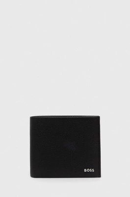 Zdjęcie produktu BOSS portfel skórzany męski kolor czarny 50499270